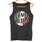 Ciao Bella Mit Italienischer Flagge Italienisches Tank Top