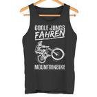 Coole Jungs Fahren Mountainbike Mtb Fahrrad Kinder Jungen Tank Top