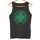 Happyt Patrick's Day Herren Damen Kinder Kleeblatt Tank Top