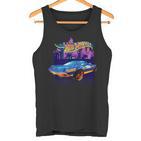 Hot Wheels Nachtstadt Im Retro-Look Tank Top