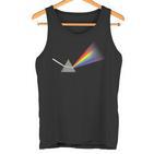 Prisma Mit Regenbogenfarben Und Weißem Lichtstrahl  Tank Top