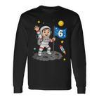 6 Geburtstag Astronaut All Weltraum Junge 6Er Geburtstag Langarmshirts