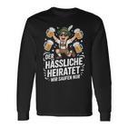 Der Hässliche Heiratet Wiraufen Nur Jga Langarmshirts