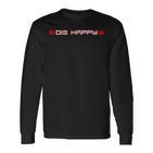 Die Happy Chwarz Cartoon Klein Kurzarm Klassisch Baumwolle Langarmshirts