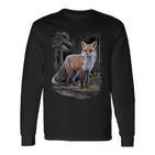 Jäger & Jägerin Fuchs Jagd Geschenk Jagdkleidung Fuchs Langarmshirts