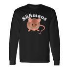Süßmaus Xüssmaus Cuteweet Mouseüß Mausüßes Mäuschen Langarmshirts