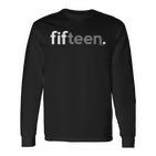 Zum 15 Geburtstag Für Nager Jungen Geschenkidee Fifn Langarmshirts