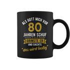 80 Geburtstag Als Gott Michor 80 Jahrenchuf Tassen