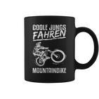 Coole Jungs Fahren Mountainbike Mtb Fahrrad Kinder Jungen Tassen