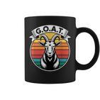 GOAT Retro Ziegenbock Grafik Tassen