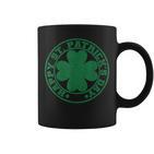 Happyt Patrick's Day Herren Damen Kinder Kleeblatt Tassen