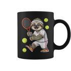 Tennis Faultier Lustig Geschenkpruch Tassen