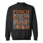 Cooler Punchüßer Affe Sweatshirt