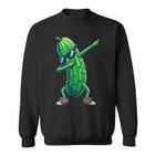 Dab Gurke Tanzende Dabbing Gurke Gemüse Sweatshirt