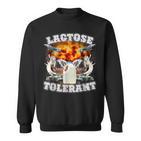 Laktosetolerant Meme Lustigeltsampezifisch Dank Meme Sweatshirt