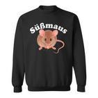 Süßmaus Xüssmaus Cuteweet Mouseüß Mausüßes Mäuschen Sweatshirt