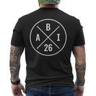Abi 26 Abschluss Gymnasiumchulabschluss Abitur 2026 T-Shirt mit Rückendruck
