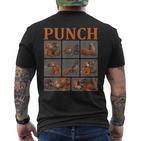Cooler Punchüßer Affe T-Shirt mit Rückendruck