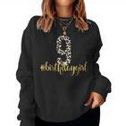 Outfit Zum 9 Geburtstag Für Mädchen Leopardenmuster Sweatshirt Frauen