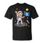 5 Geburtstag Astronaut All Weltraum Junge 5Er Geburtstag T-Shirt