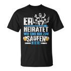 Junggesellenabschied Männer Jga Poltern Herren Jga T-Shirt