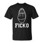 Lustige Italienische Handgeste Figgo Grafik Ficko T-Shirt