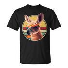 Lustiges Känguru Kostüm Outfit Retrointage Comics Kängurus T-Shirt