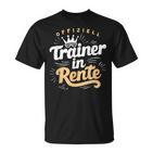 Trainer In Rente Abschied Ruhestand Lustig Fitness T-Shirt