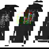 Christmas Pickle Holiday Pickle Jars Santa Ugly Humor Long Sleeve T-Shirt