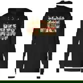 Corgi Santa Christmas Tree Corgmas Dog Family Matching Long Sleeve T-Shirt