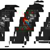 Christmas Tropical Parrot Ugly Christmas Sweater Long Sleeve T-Shirt