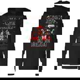 Trump Dance Merry Christmas Ugly Xmas Sweater Pajamas Long Sleeve T-Shirt