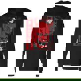 Hannya Demon Oni Noh Mask Aesthetics Japanese Graphics Long Sleeve T-Shirt