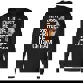 I'm Just Here For The Free Ice Cream Cruise 2025 Long Sleeve T-Shirt