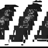 Kinda Fit Sorta Fat Gym Bear Weightlifting Workout Long Sleeve T-Shirt