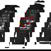 I Left My Frenchie To Be Here French Bulldog Ugly Christmas Long Sleeve T-Shirt