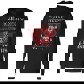 Merry Krampus Christmas Xmas Horror Ugly Sweater Evil Pajama Long Sleeve T-Shirt