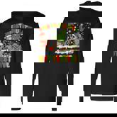 Overstimulated But Festive Opossum Ugly Sweater Christmas Long Sleeve T-Shirt