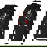 Rockin Santa Electric Guitar Christmas Rock Music Xmas Long Sleeve T-Shirt