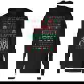 Santa Favorite Librarian Christmas Ugly Sweaters Family Xmas Long Sleeve T-Shirt