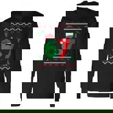 Six Seven Christmas 6 7 Ugly Christmas Sweater Long Sleeve T-Shirt