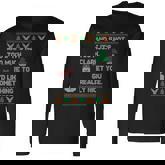 Ugly Christmas Sweater Winter Vacation Christmas Tree Long Sleeve T-Shirt