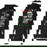 Ugly Christmas Sweaters Due To Inflation Long Sleeve T-Shirt