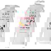 I Left My Frenchie To Be Here French Bulldog Ugly Christmas Tri-Blend Long Sleeve T-Shirt