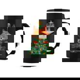 Fox Christmas Tree Pajamas Girls Boys Xmas Lights Coffee Mug