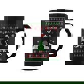 Dinosaurs And Santa Ugly Christmas Sweater Coffee Mug