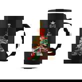 Howdy Christmas Tree Western Cowgirl Boots Xmas Lights Coffee Mug