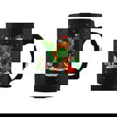 Santa Bigfoot Christmas Tree Xmas Lights Sasquatch Men Coffee Mug