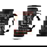 We Saw That Jesus And Santa Tree Christian Ugly Christmas Coffee Mug