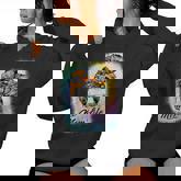 Messy Bun Woman & Monster Truck Mom Life Happy Tie Dye Women Hoodie